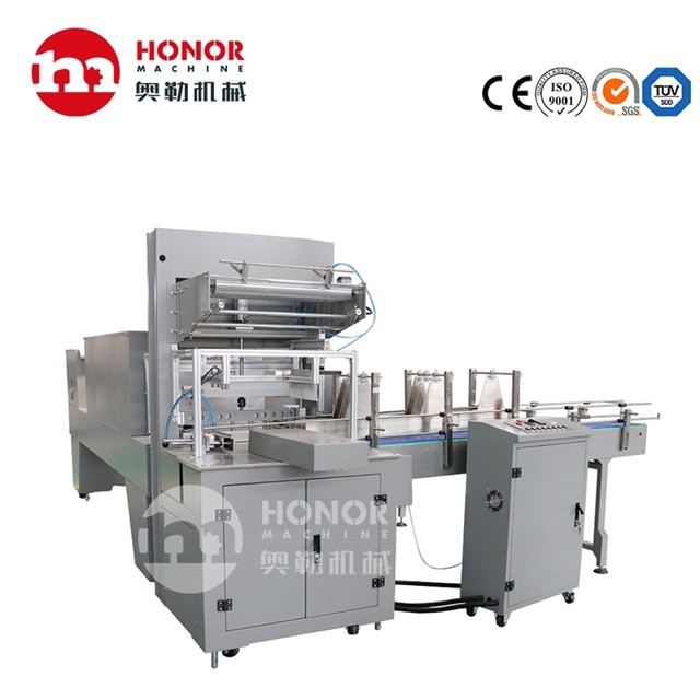 High Speed Automatic 0.5L 1L 2L Small Plastic Bottle PE Film Packing Wrapping Machine