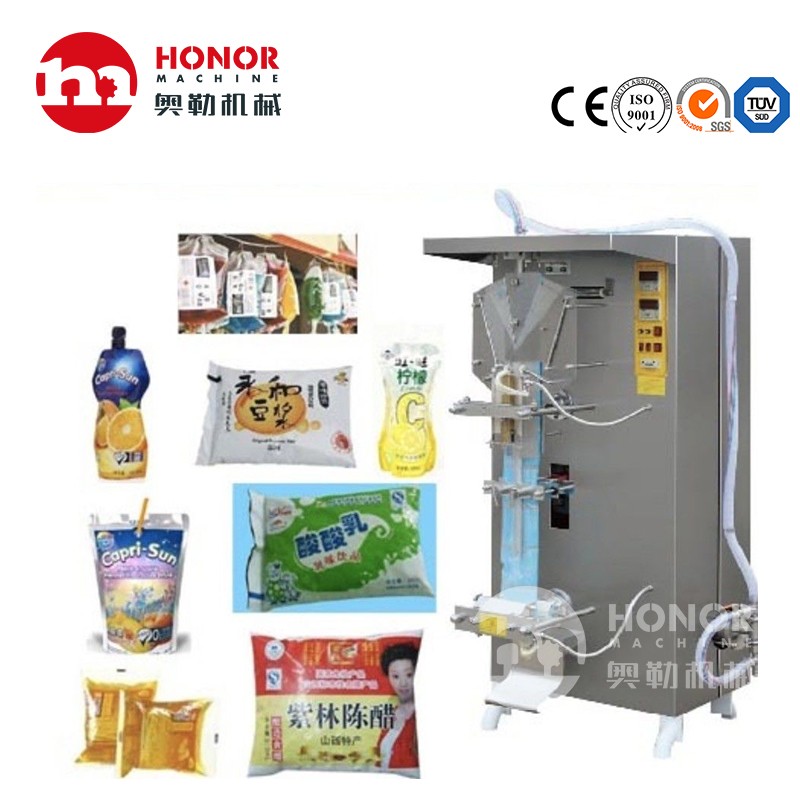 Automatic Mineral Water /Oil /Honey /Juice Liquid Plastic Sachet Small Pouch Bag Packing Machine Price