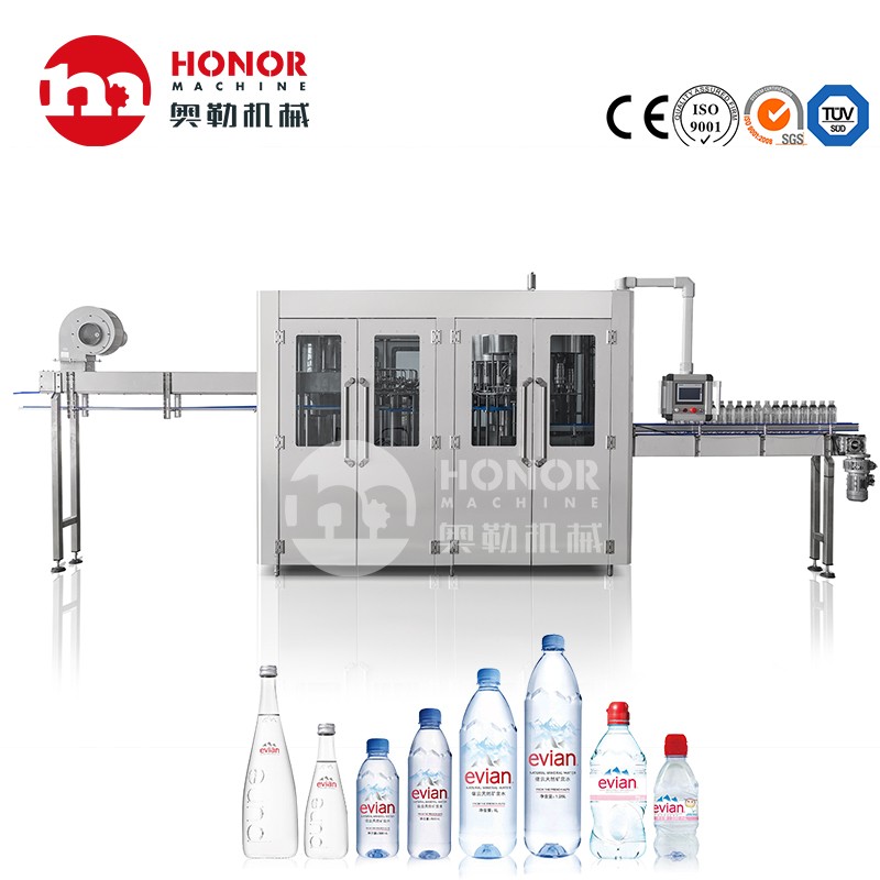 5000-6000bph Fully Automatic Drinking Pure Water Beverage Pet Bottle Filling Machine