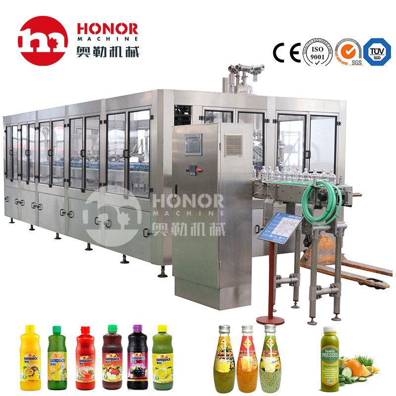 Long Life, Not Easy to Damage 300ml, 500ml, 700ml Blueberry Juice Beverage Filling Machine/Production Line