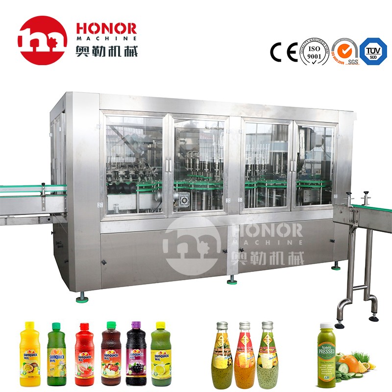Fully Automatic Advanced PLC Control Fresh Juice Fruit Filling Machine