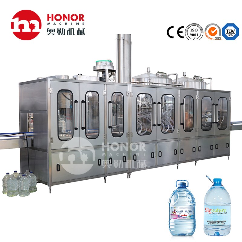 300-900BPH Linear Type Large Volume Office Barrel Filtration Pure Water Filling Machine Production Equipment