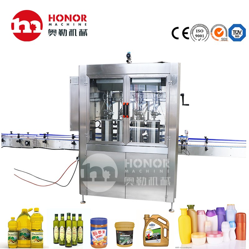 Strong Compatibility of Complete Set 1L 2L 3L 5L Automatic Soybean Oil Shampoo Honey Sauce Packing Machine